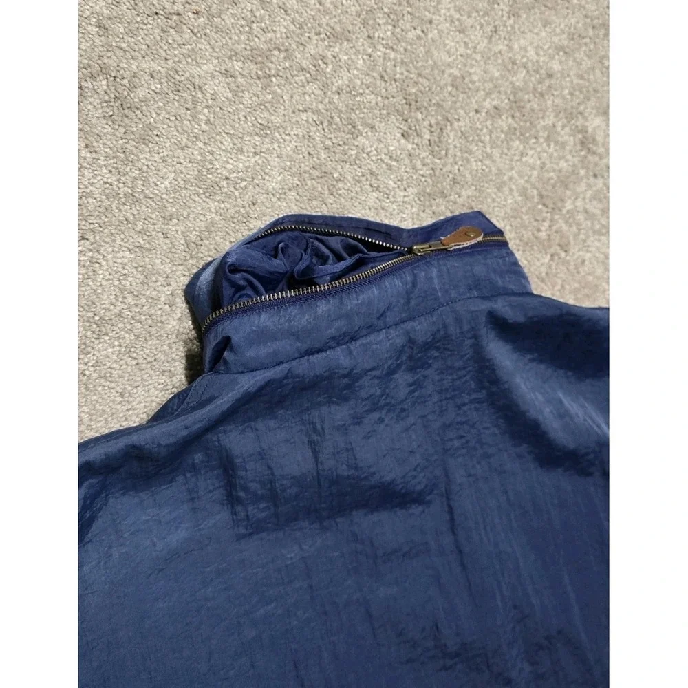 Vintage Mountaintek Utility‎ Jacket Mens XL Blue Mountain Parka Retractable Hood